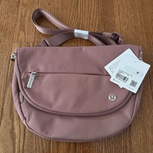 Lululemon All Night Festival Bag 5L Spiced Chai Crossbody Purse Pink Casual Boho